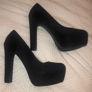 Black heels